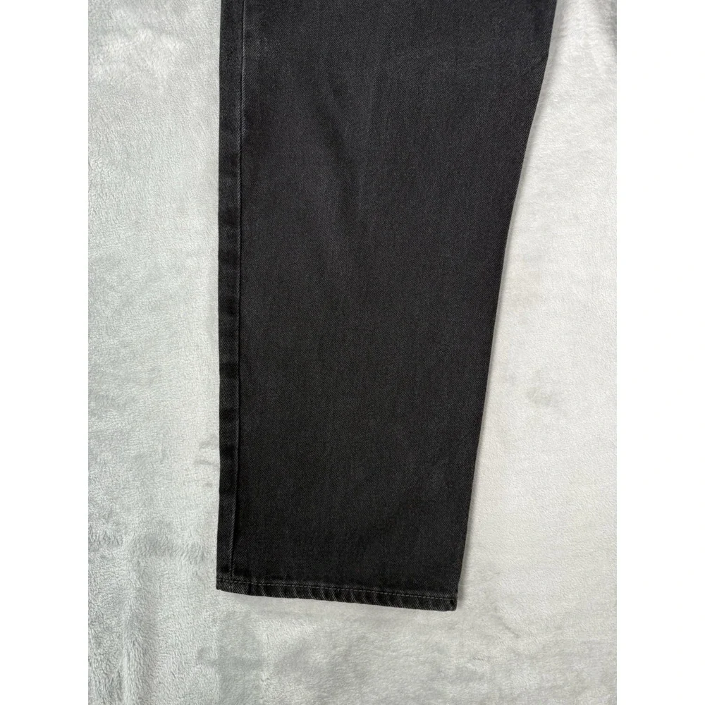 Levis 550 Jeans Mens‎ 42x30 Black Denim Relaxed Fit Tapered Leg